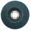 Weiler 5" Abrasive Flap Disc, Conical (TY29), Phenolic Backing, 40Z, 7/8" 31356 - alternate 2